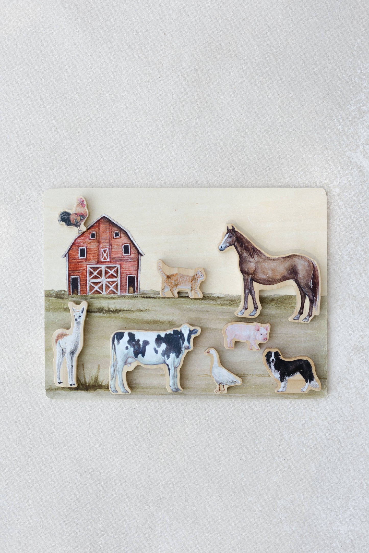 Farm Animals Wooden Puzzle