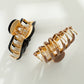 Hailey Gold Metal Octopus Clip