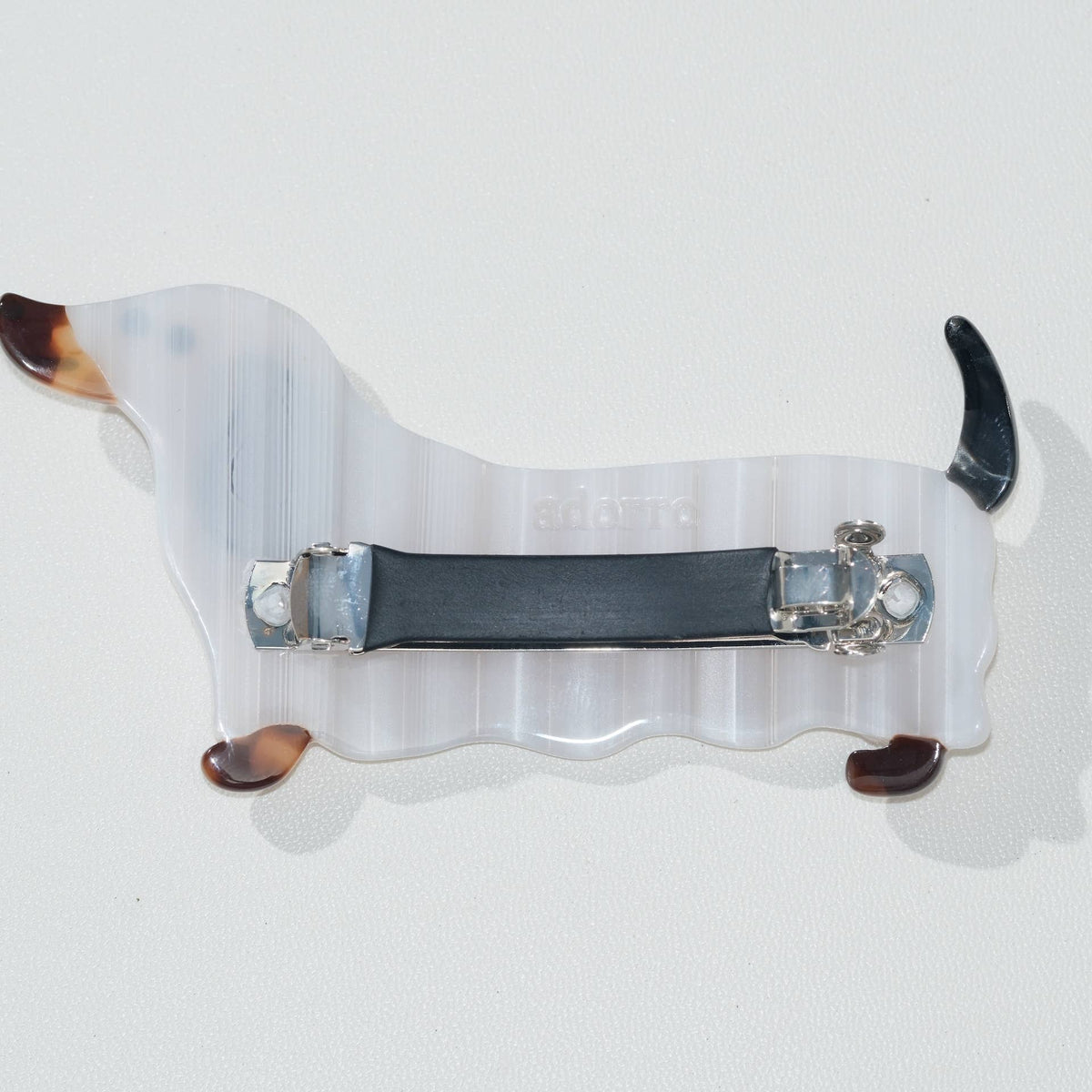 Dachshund Ghost French Hair Clip