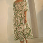 Garden Imprints Midi Dress