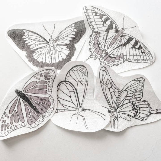 Stick & Stitch Embroidery Design Transfers - Butterflies