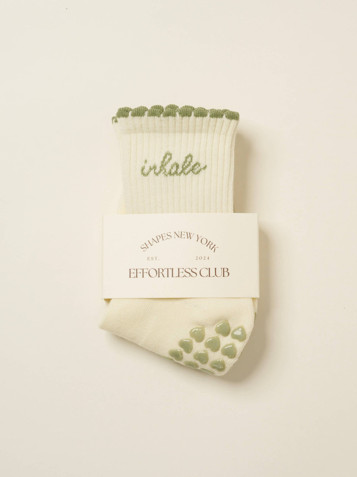 Inhale Exhale Grip Sock