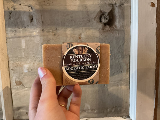 Kentucky Bourbon Goat Milk Soap - Adoratio Farms