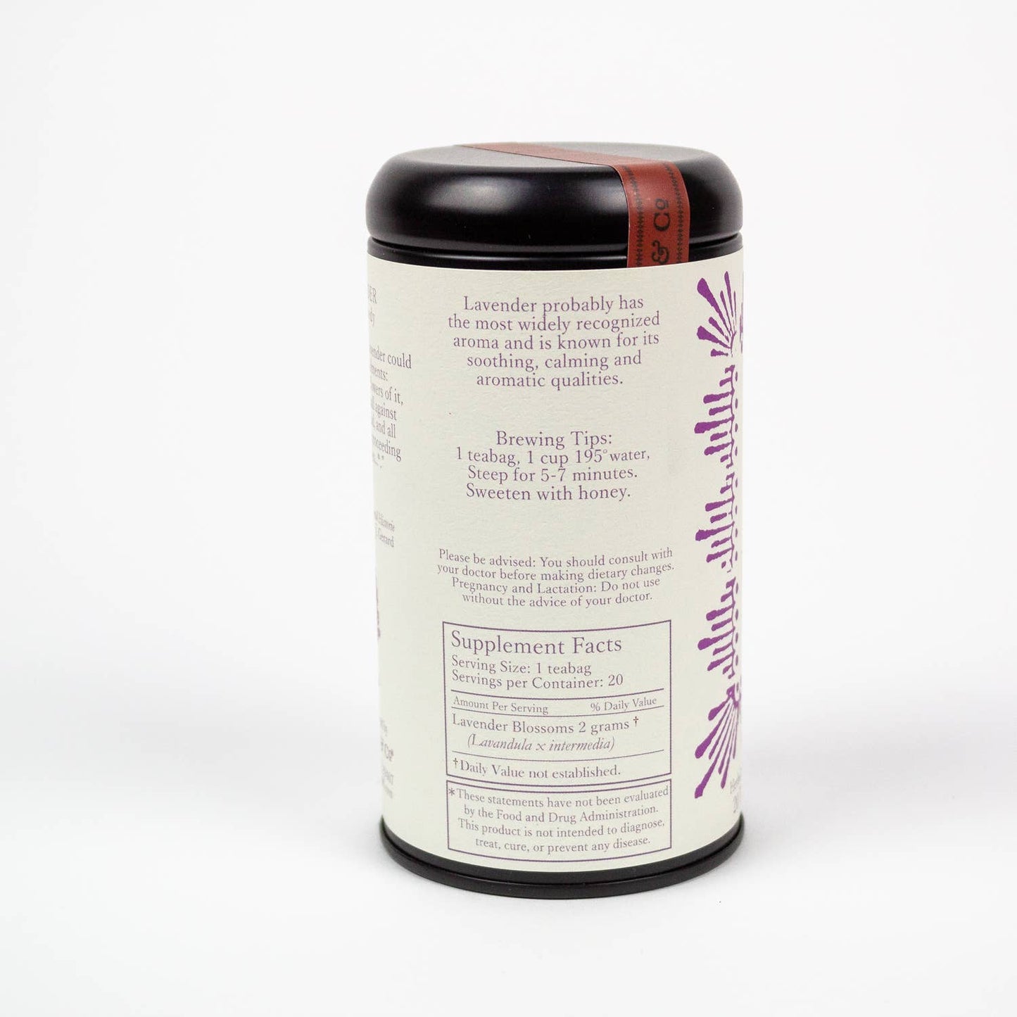 Pure Lavender Tea Tin