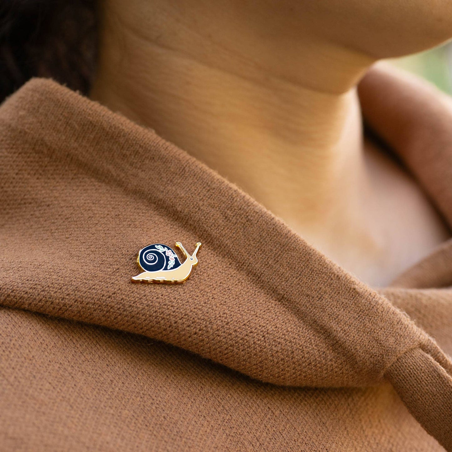 Garden Snail Lapel Pin