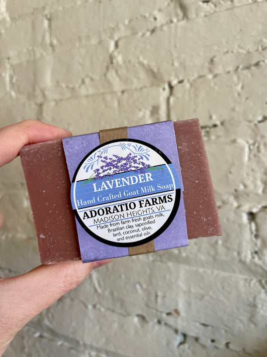 Lavender Goat Milk Soap - Adoratio Farms