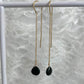 Touch of Earth Stone Threader Earrings