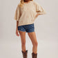 Horse Shoe Embroidered Sweater