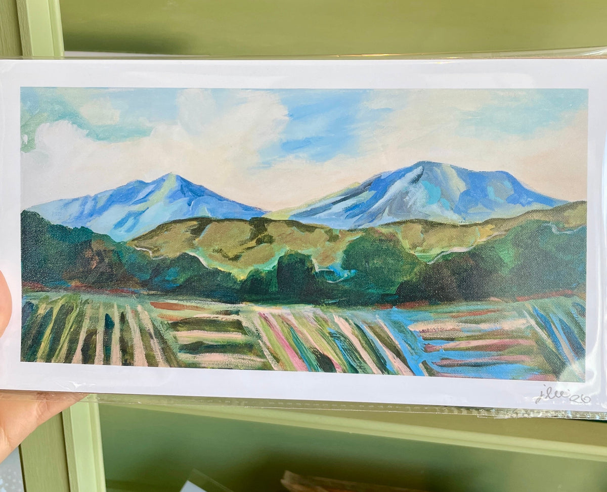 "Peak Season" Landscape Art Print - J Lee Mancier Art
