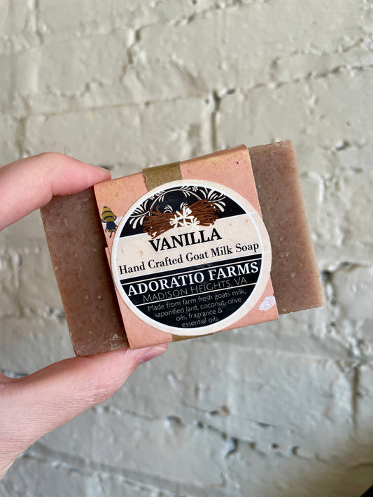 Vanilla Goat Milk Soap - Adoratio Farms