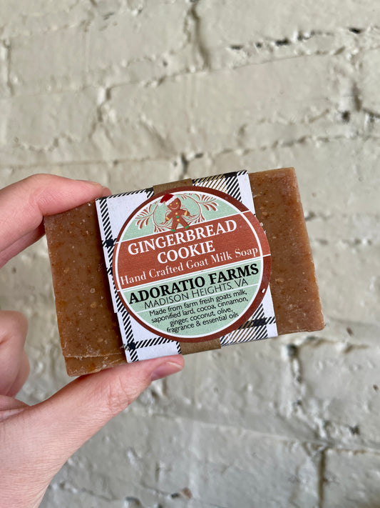 Gingerbread Cookie Goat Milk Soap - Adoratio Farms