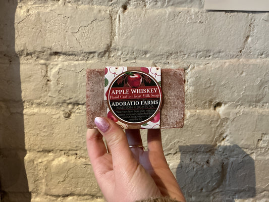 Apple Whiskey Goat Milk Soap - Adoratio Farms