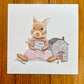 Baby Girl Bunny Print - Jenna Leigh Design Co.