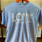 Lynchburg "Love" Sign Crewneck Tshirt  - Light Blue