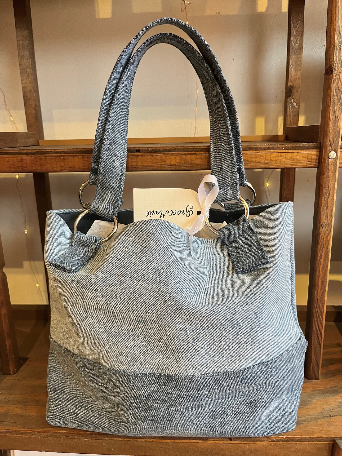 Denim Dreams Tote Bags