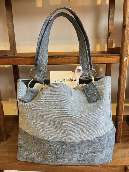 Denim Dreams Tote Bags