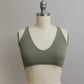 Sage Lace Trim Padded Bralette