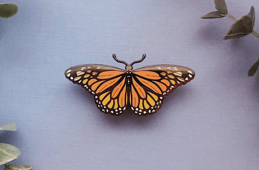 Monarch Butterfly Enamel Pin