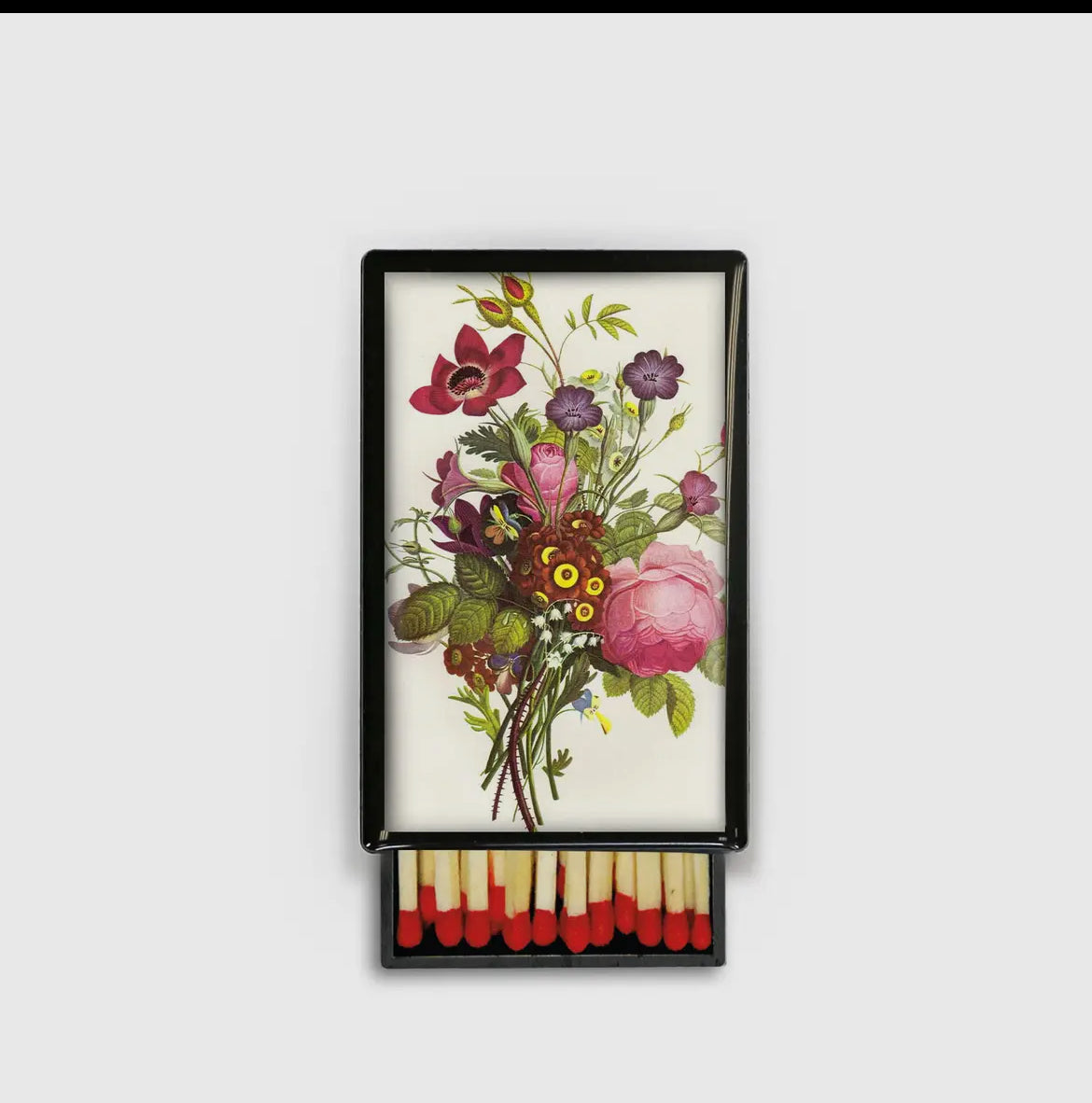 Vintage Botanical Match Box