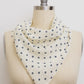 Navy & White Polka Dot Bandana