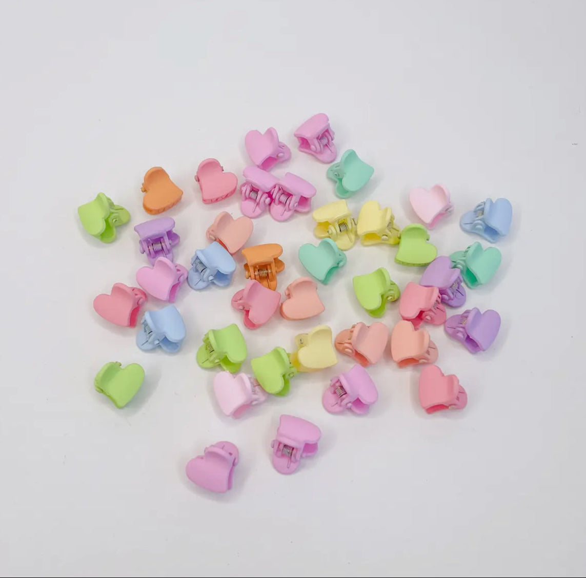 Mini Assorted Hearts Clip Box of 40