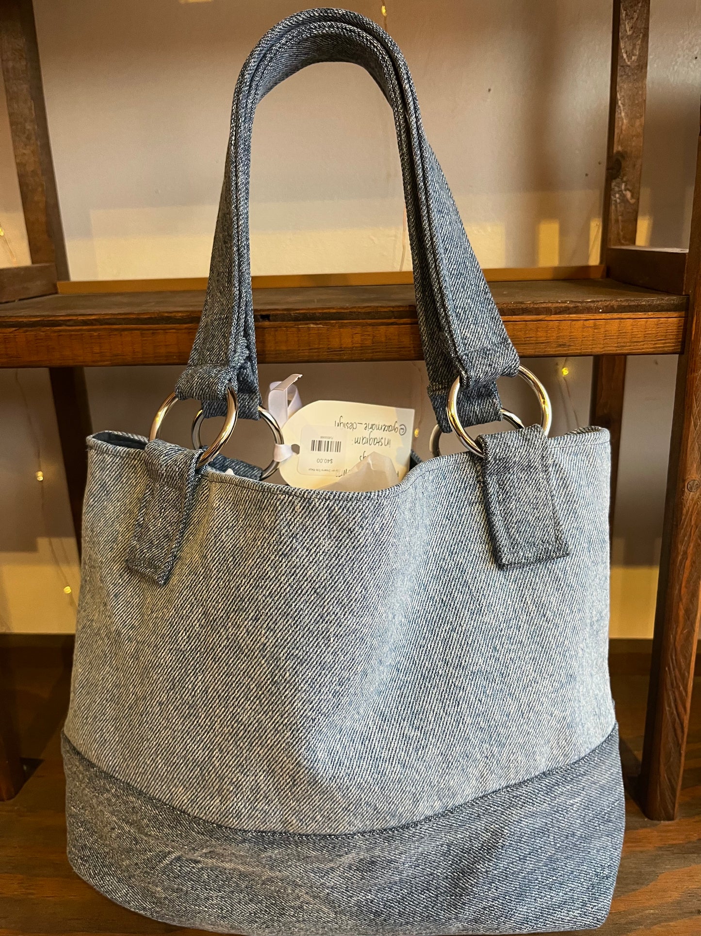 Denim Dreams Tote Bags