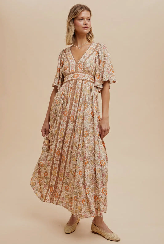 Cassidy Flutter Maxi Dress