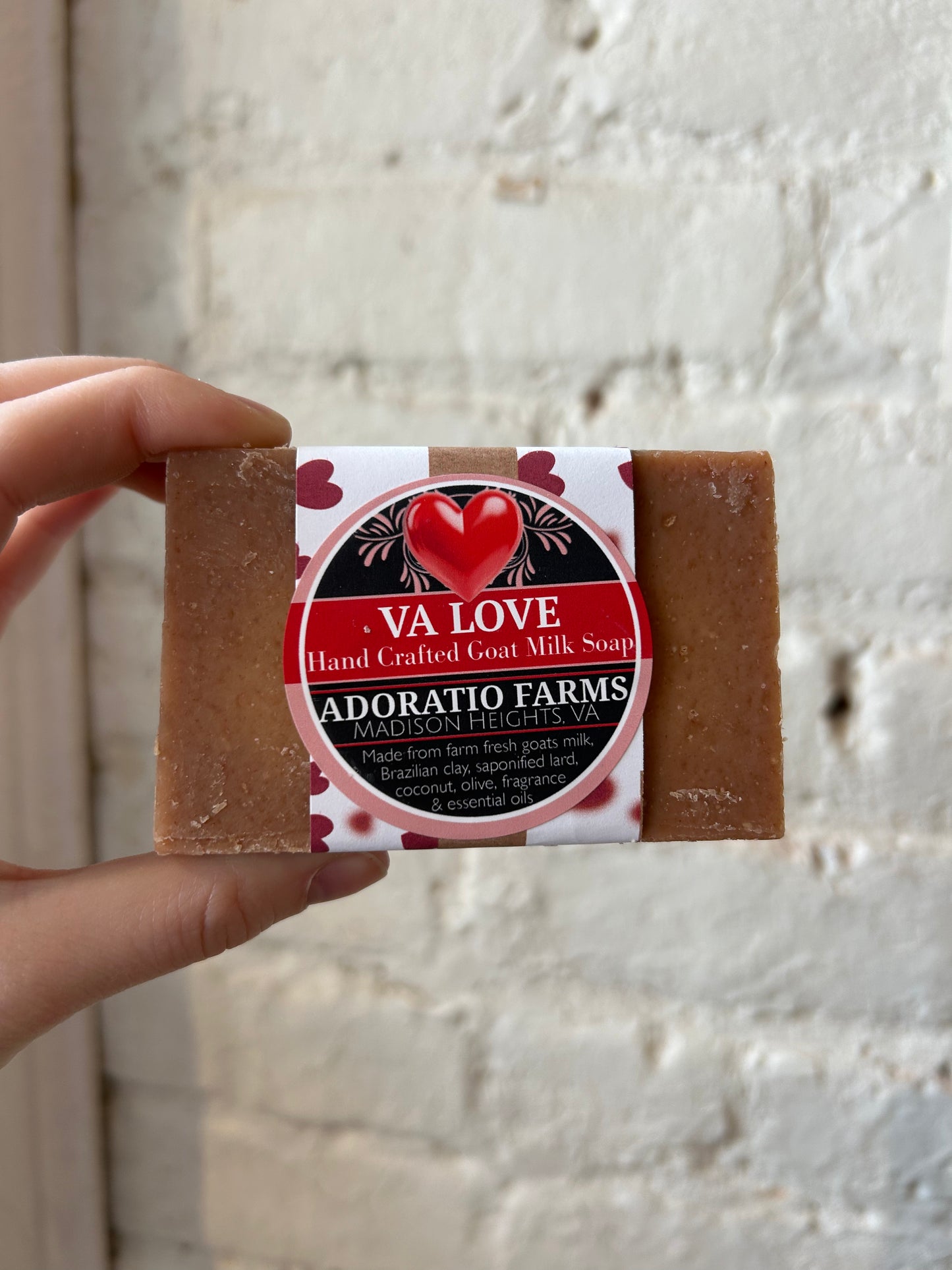 VA Love Goat Milk Soap - Adoratio Farms