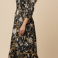Autumn Florals Maxi Dress