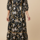 Autumn Florals Maxi Dress