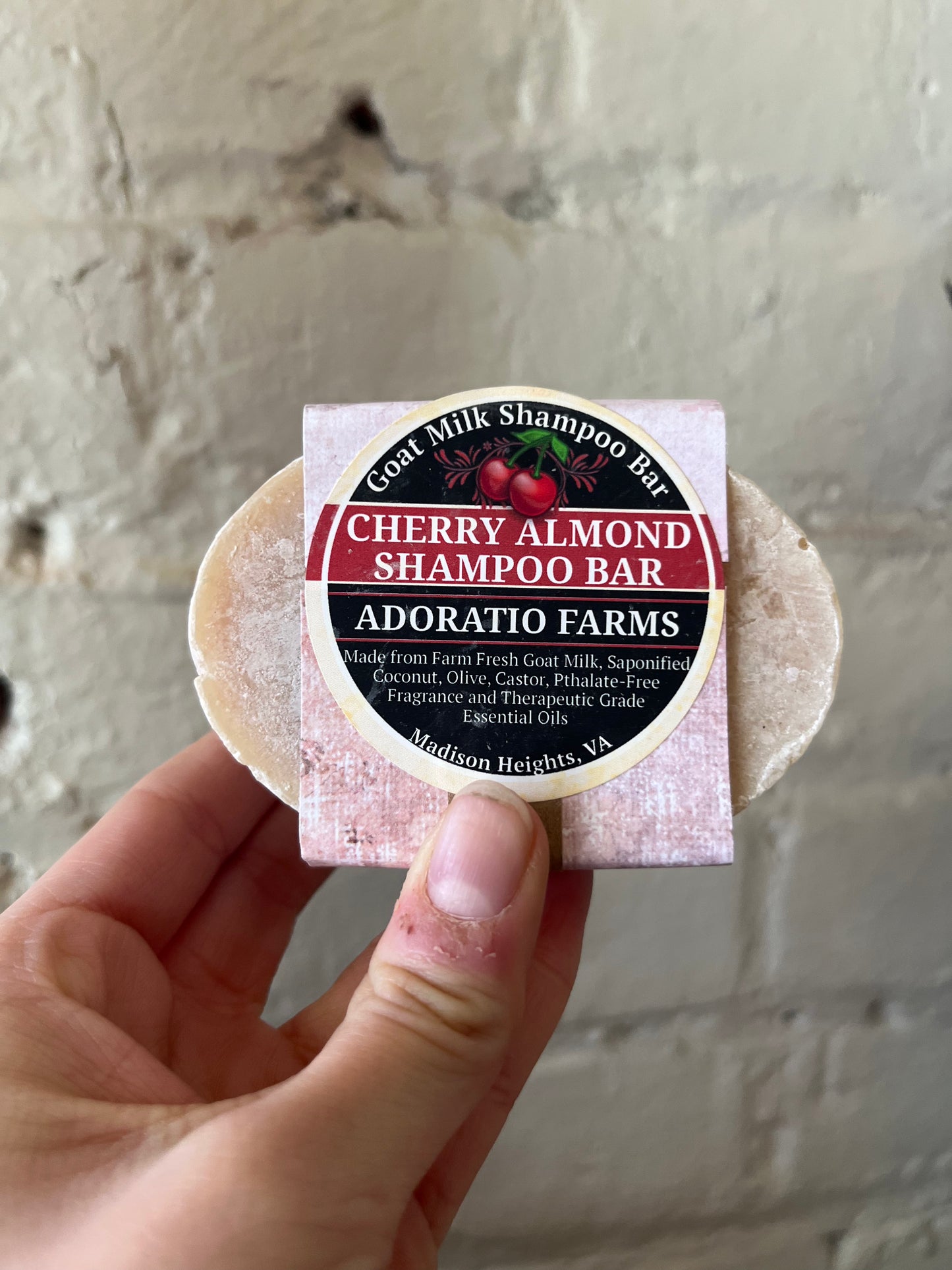 Cherry Almond Shampoo Bar