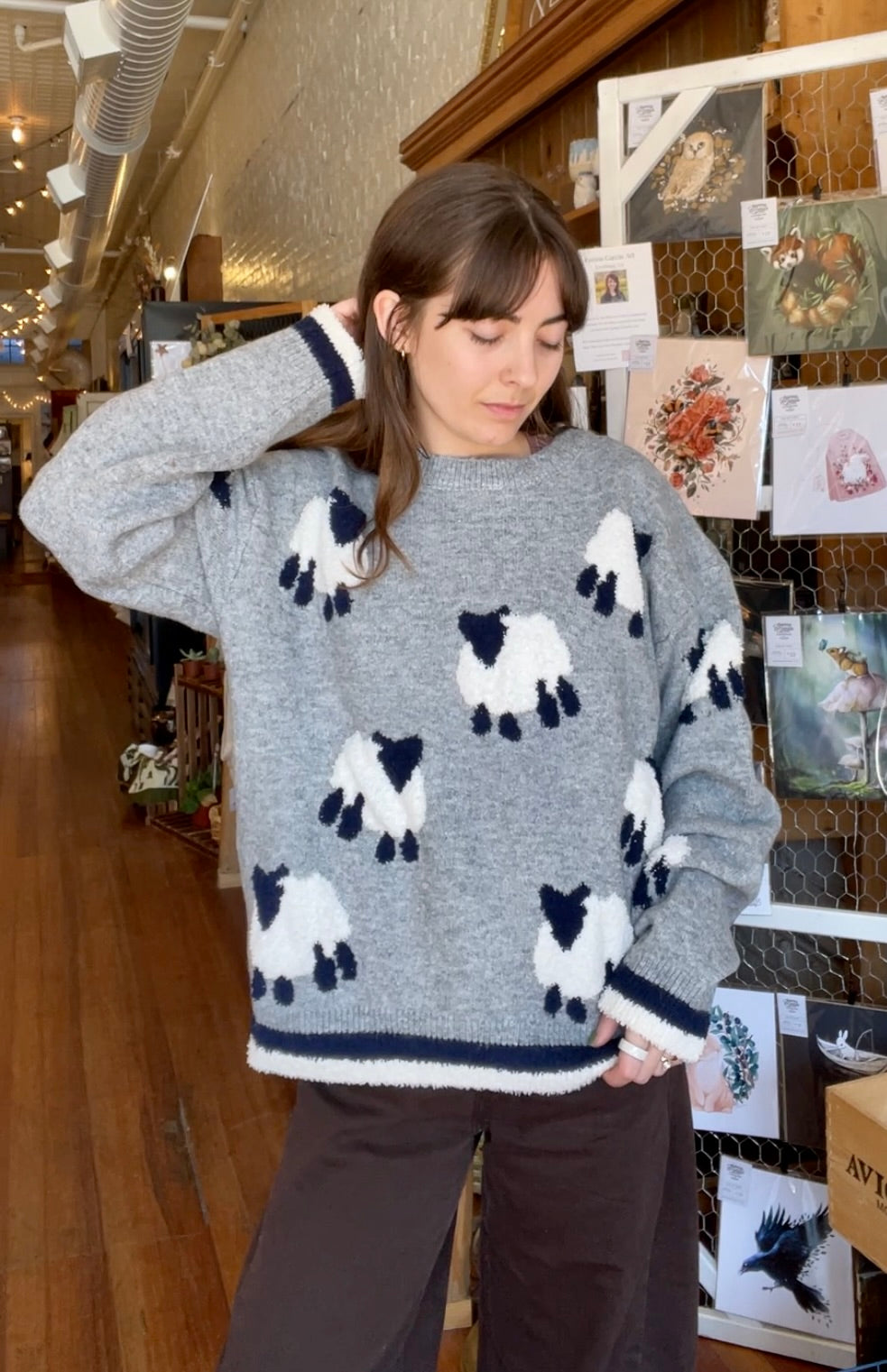 Counting Sheep Jacquard Sweater
