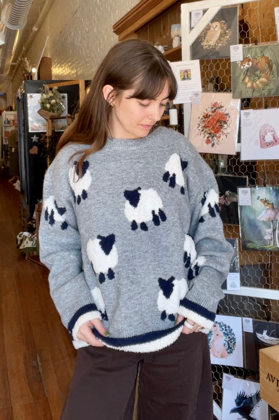 Counting Sheep Jacquard Sweater