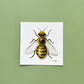 Worker Bee Square Print - Megan Davies Art
