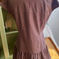 Caramel Dream Linen + Cotton Mini Dress