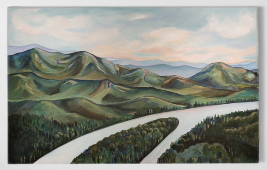 History of Seven Hills II -  Landscape Art Print