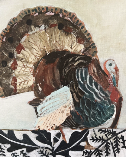 "Tommy Boy" Turkey Wildlife Art Print - J Lee Mancier Art