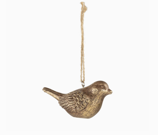 Gilded Songbird Ornament