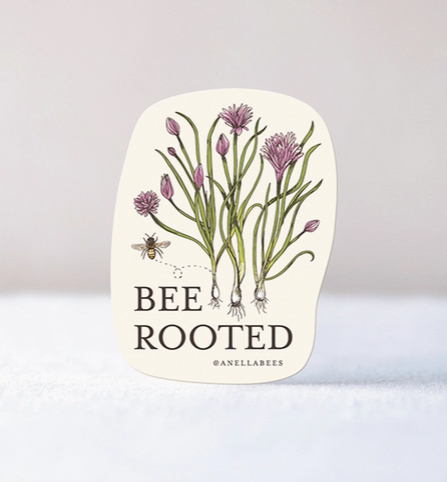 "Bee Rooted" Vinyl Sticker