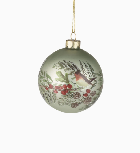 Woodlands Glass Ornaments