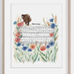 "Doxology" Floral Hymn Print - Marydean Draws