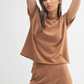 Easy Breezy Sweater Top - Cocoa