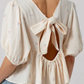 Rosy Bow Tie Top