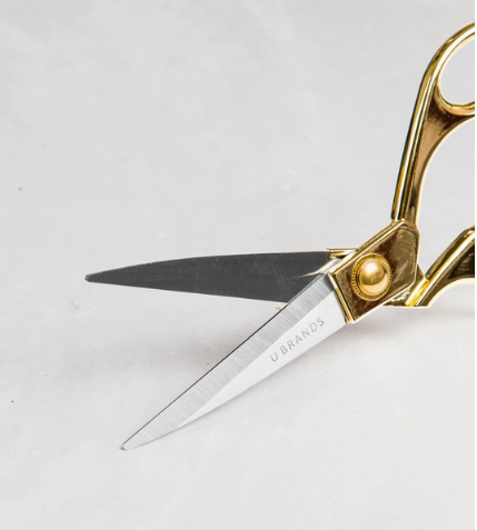 Work-from-Home Gold Scissors