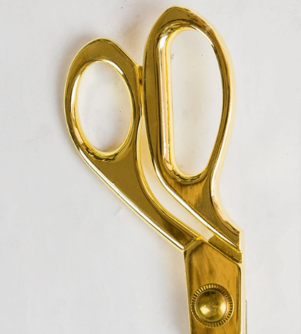 Work-from-Home Gold Scissors