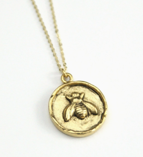 Golden Bee Necklace