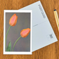 Tulips Vintage Postcard