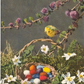 Easter Egg Hunt Vintage Postcard