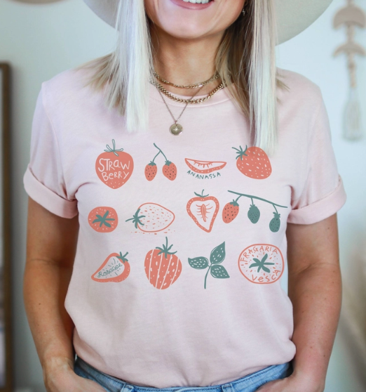 Strawberry Farm Graphic Tee