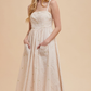 Farmer's Field Gingham Maxi Dress - Cream